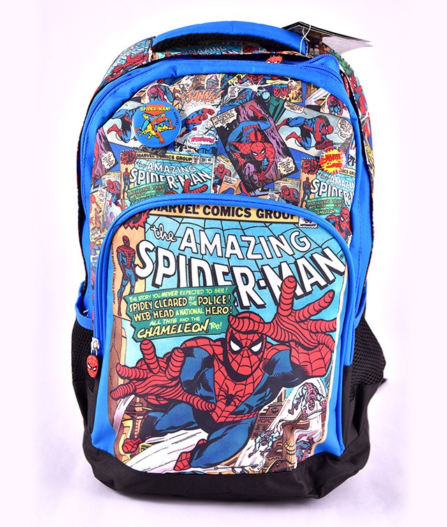 Ghiozdan Spider Man, clase primare, multicolor, 45x31x14 cm - imagine 5